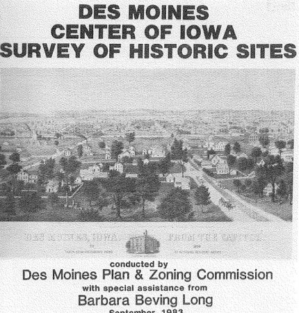 Des Moines Center of Iowa Survey of Historic Sites