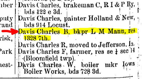 1893 City Directory
